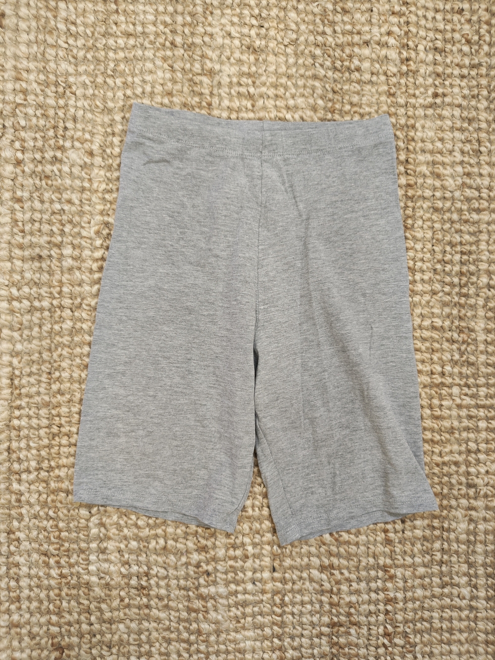 H&M Light Gray High-Waist Bike Shorts